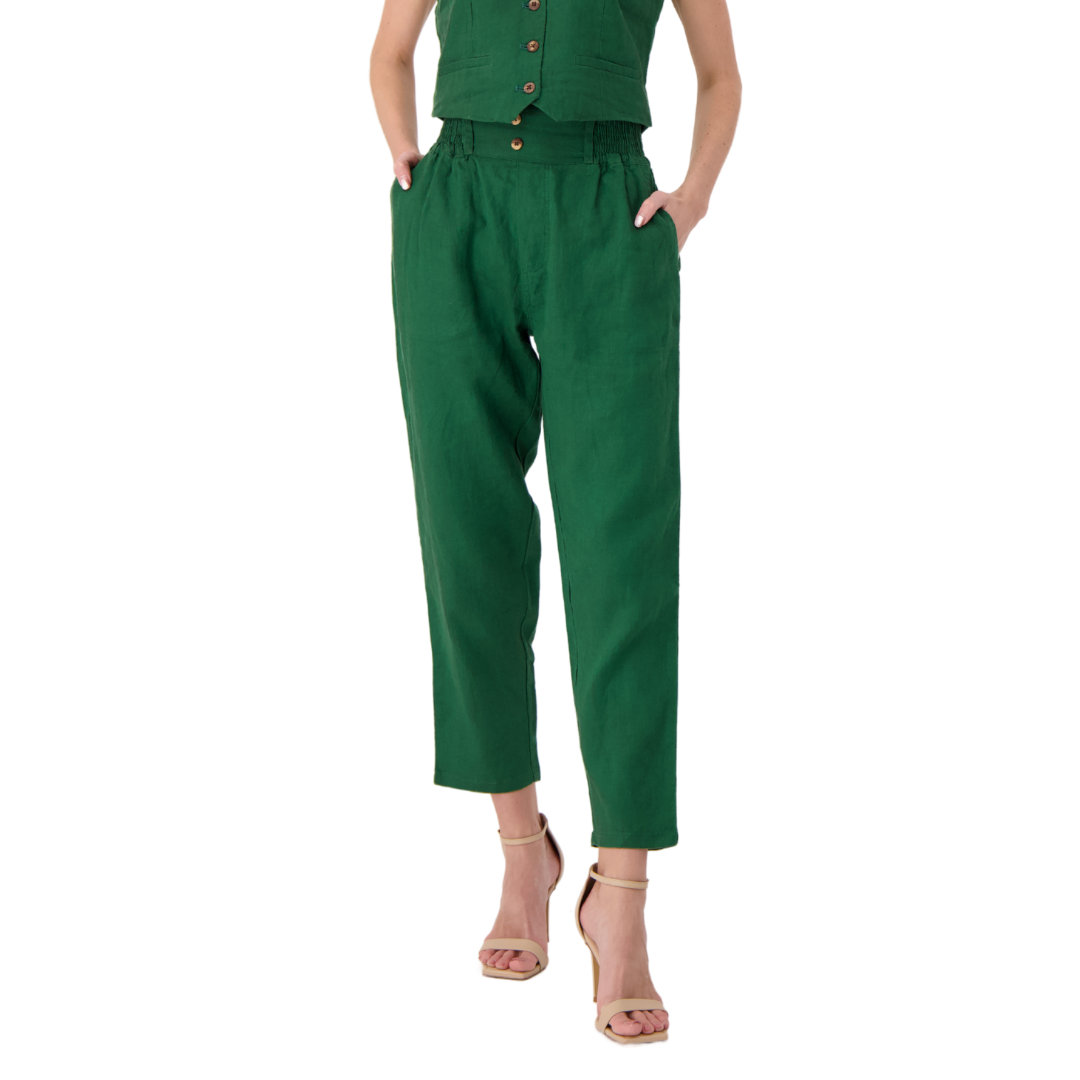 Sienna Verde Linen Pants