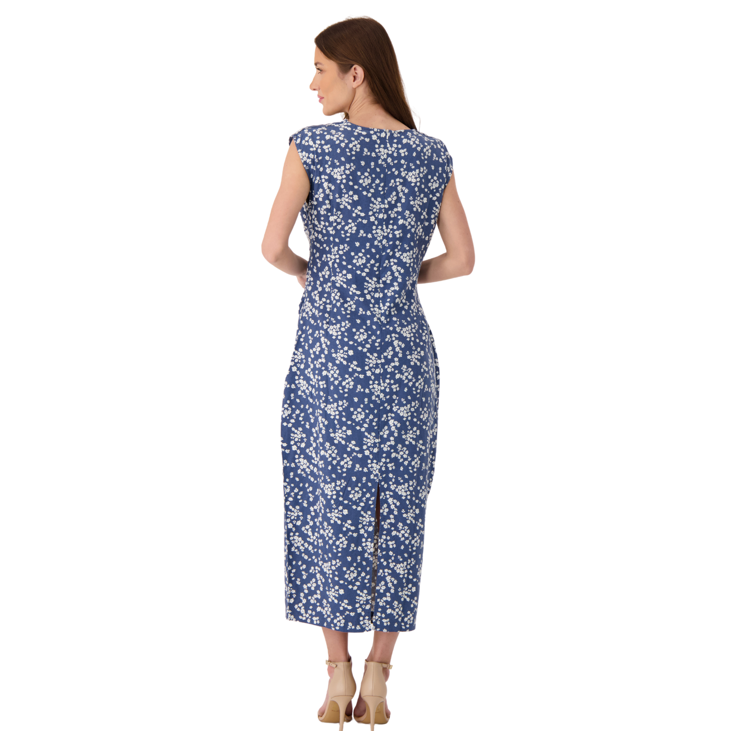 Solenne Linen Printed Gawn