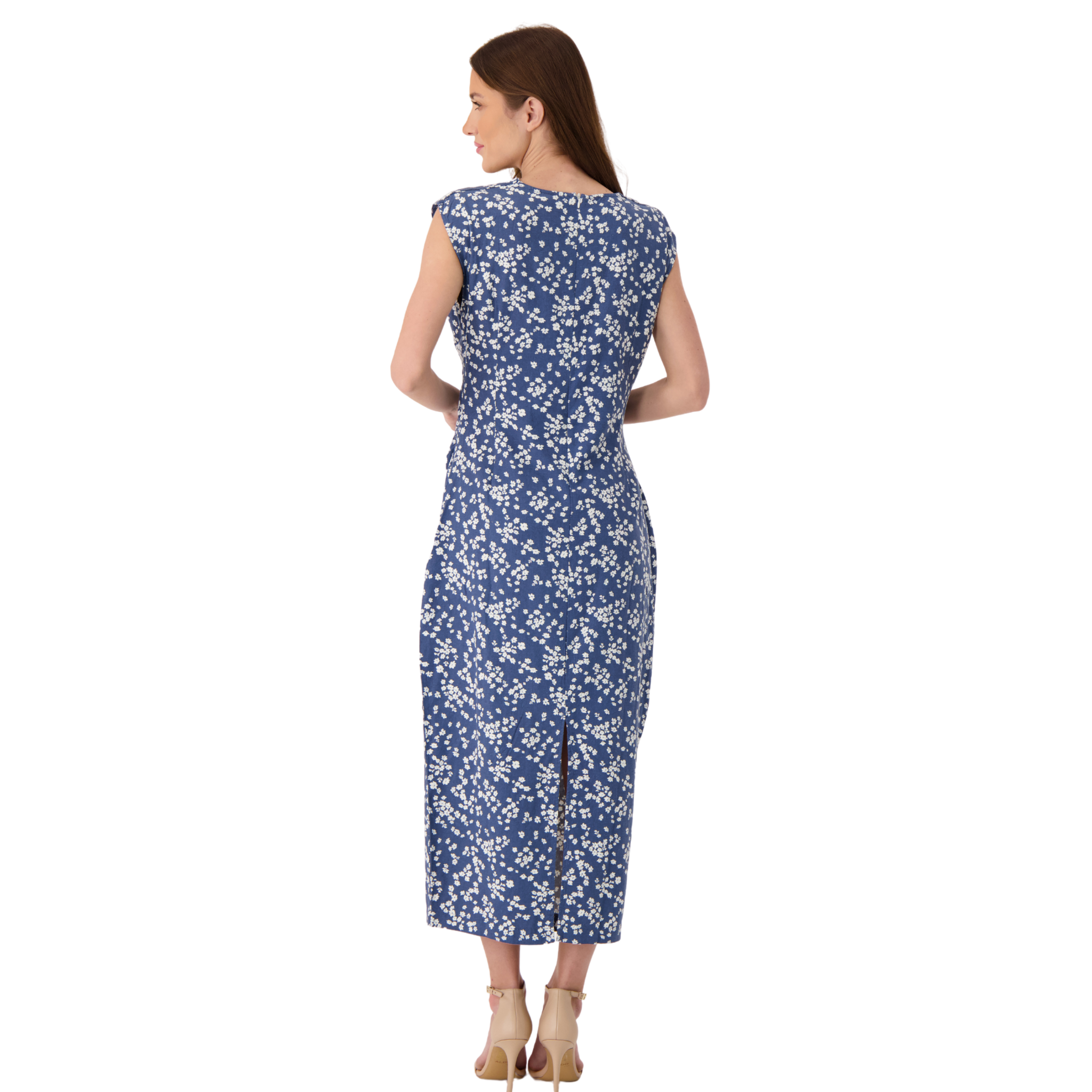 Solenne Linen Printed Gawn