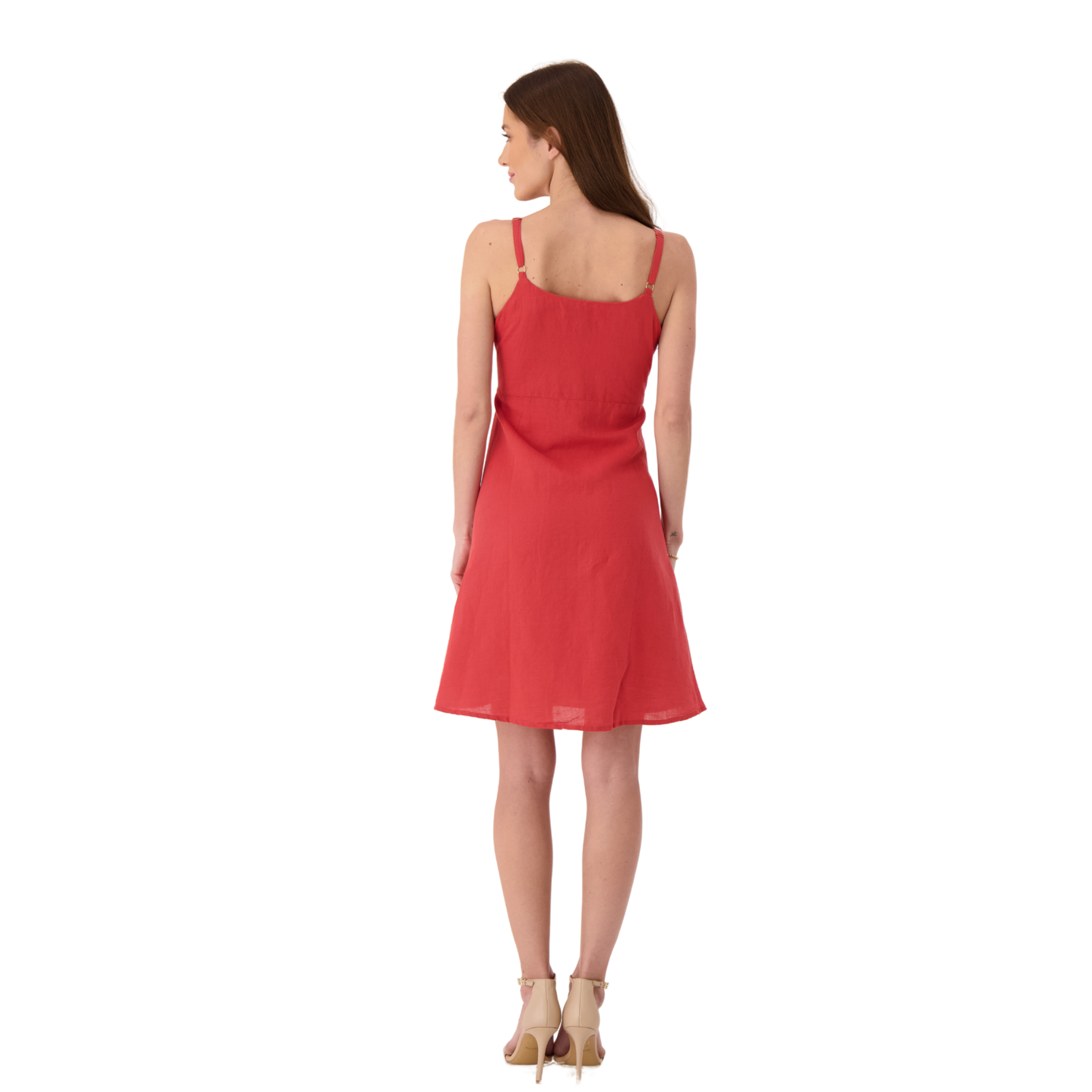 Millie Pocket detail Linen dress