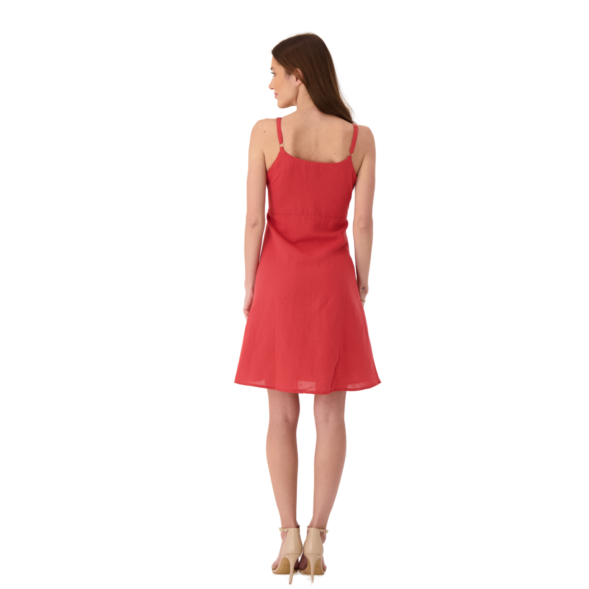 Millie Pocket detail Linen dress