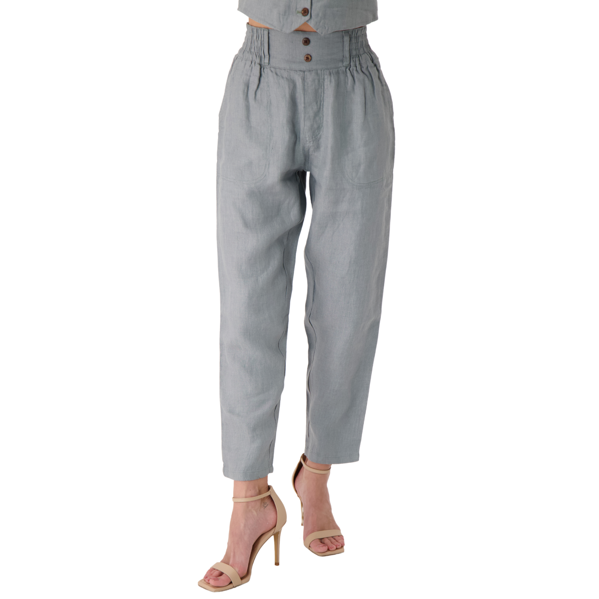 Sienna Relaxed Linen Trousers