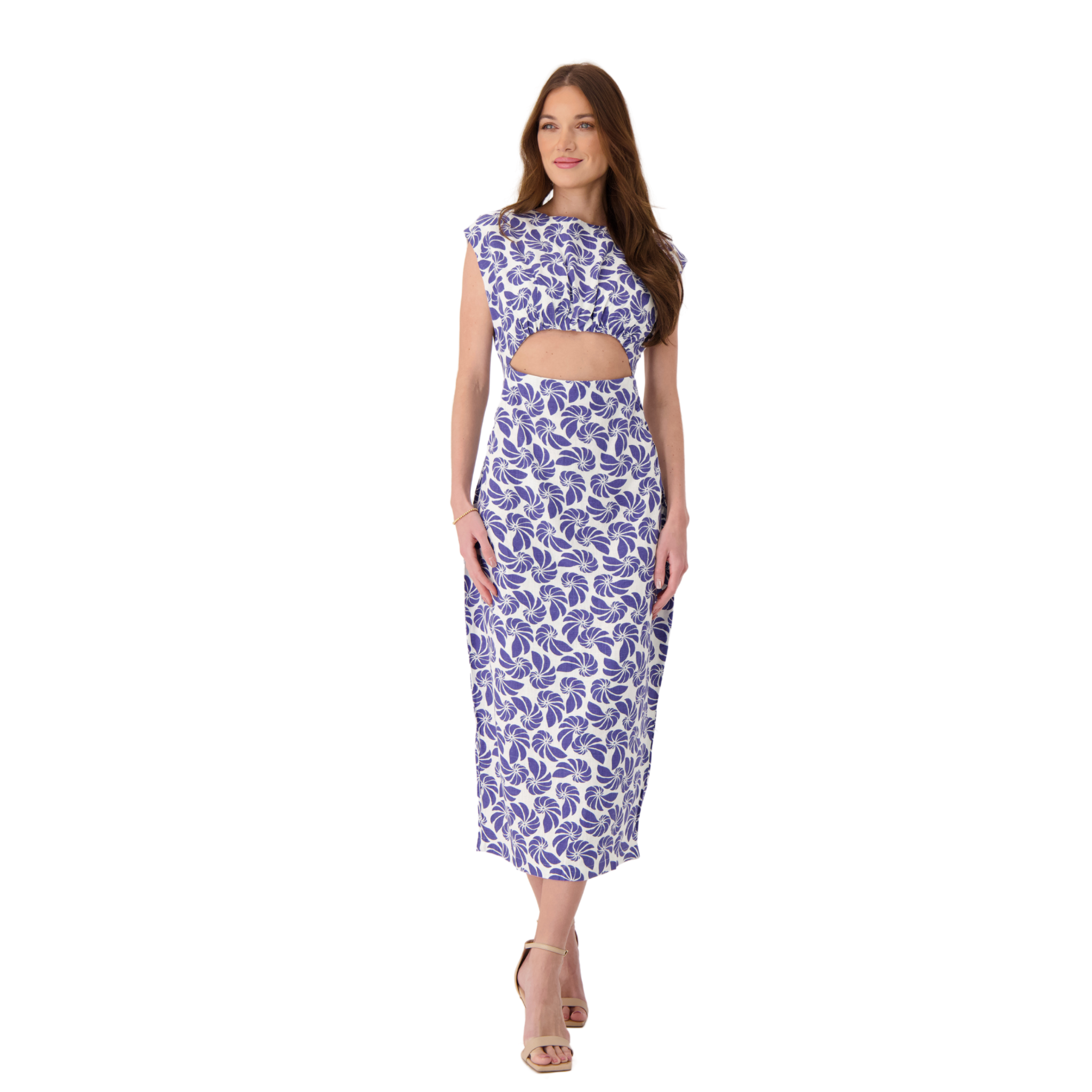 Ana Floral Linen print