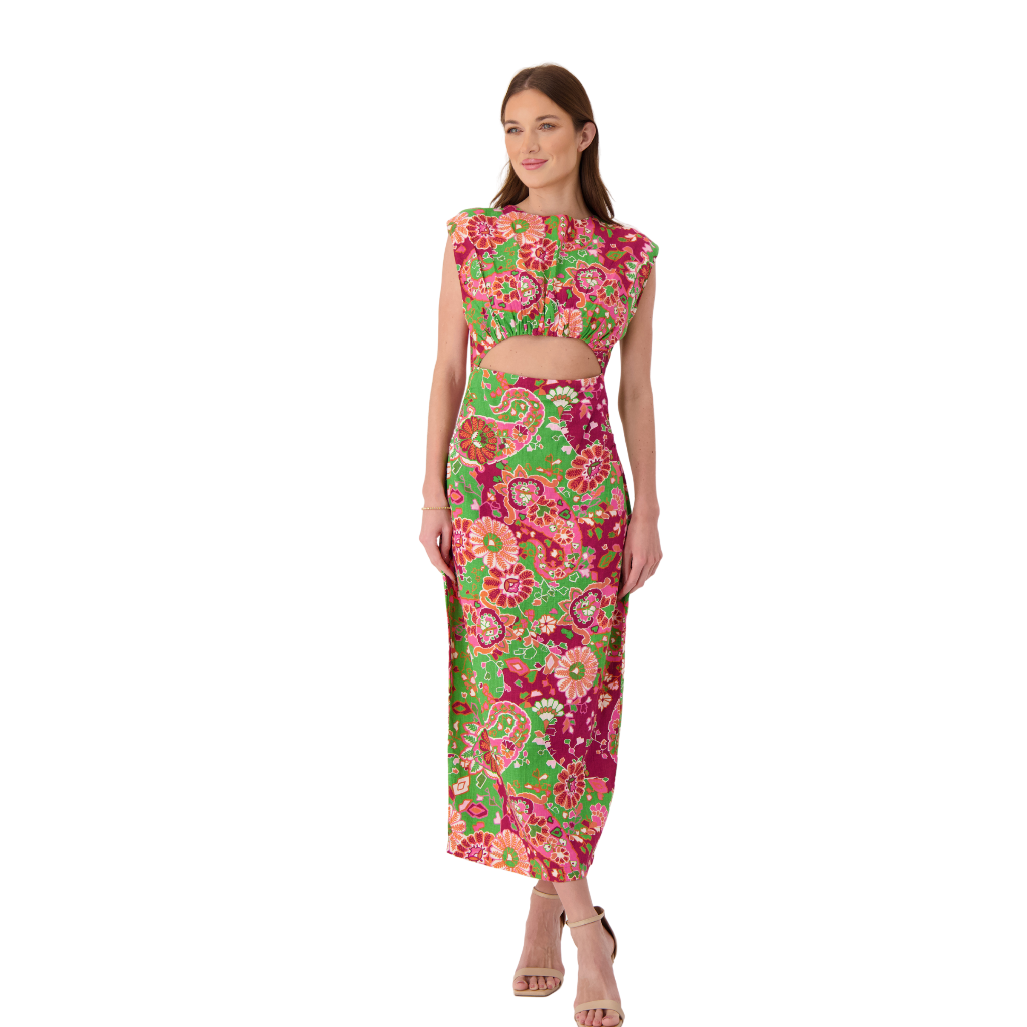 Amélie Rose Linen Gown