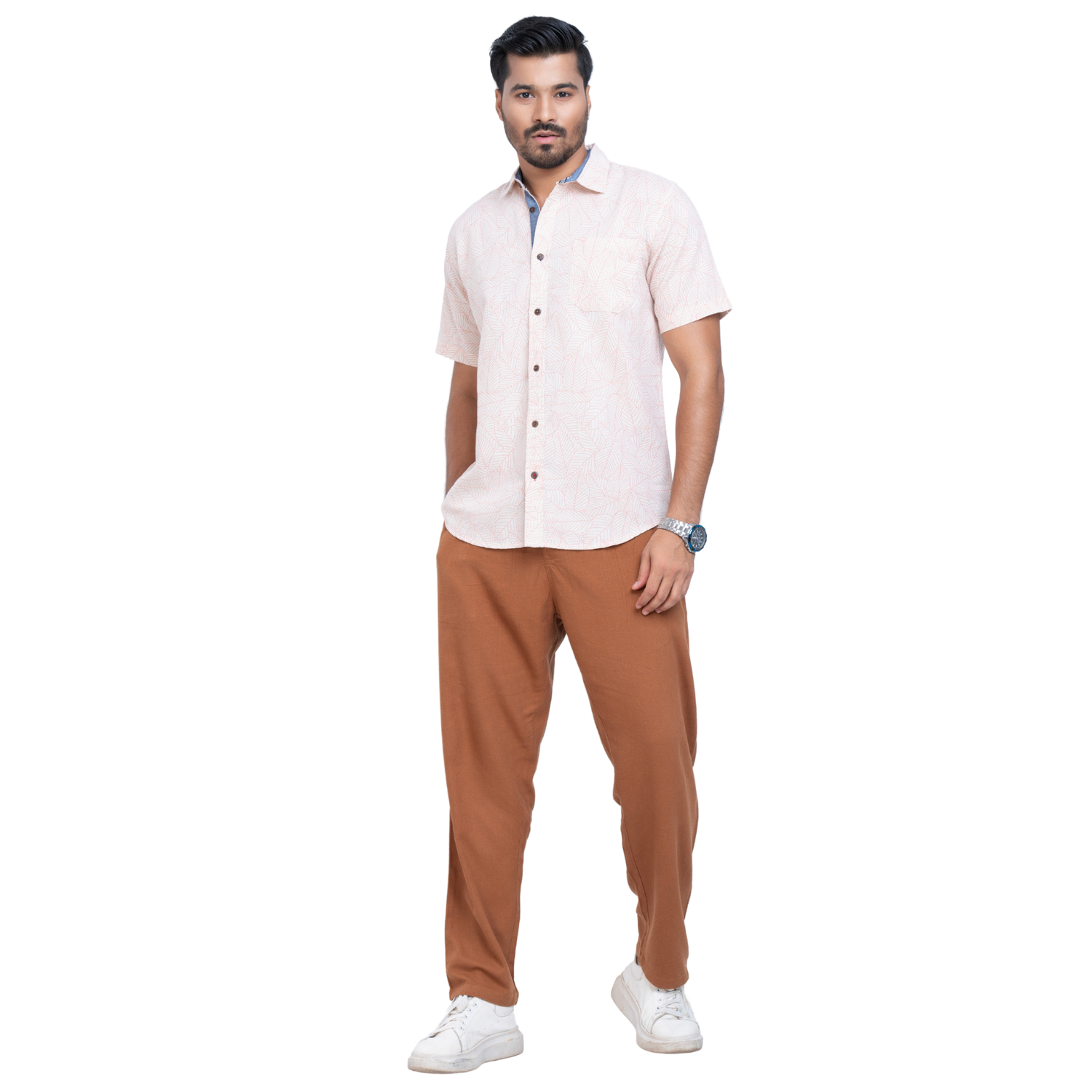 Printed Laguna Linen Men's Shirt